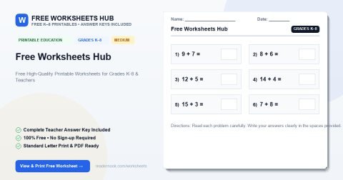 Free Worksheets